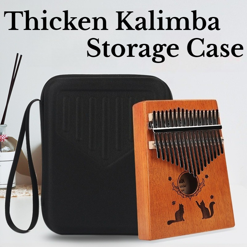 Musical Instrument Box - 17-key Thickened Kalimba Case Waterproof Drop-proof