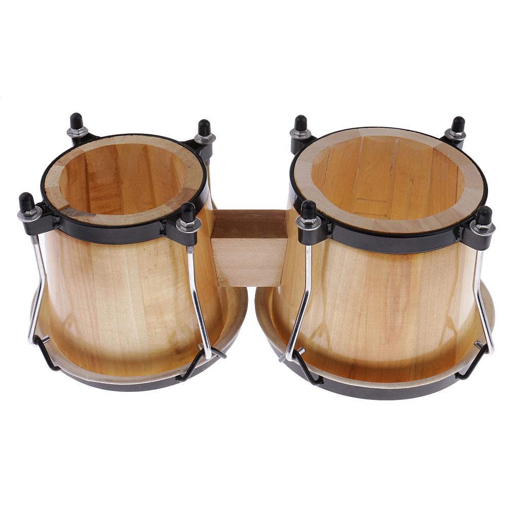 Bongo Drum Set - Orff Musical Instruments Bongo Drum Wood