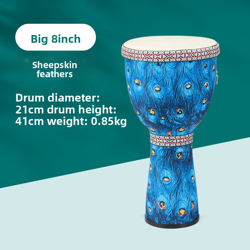 8 inch African  Large 8 Hand D - Bongo Drum Set 评论和价格