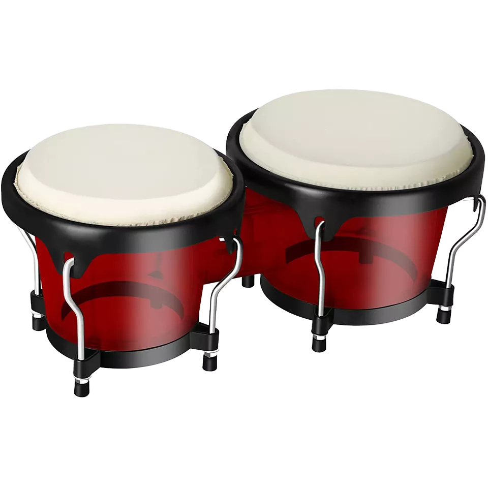4+5 6+7 Inch ABS Shell Bongo D - Bongo Drum Set 评论和价格