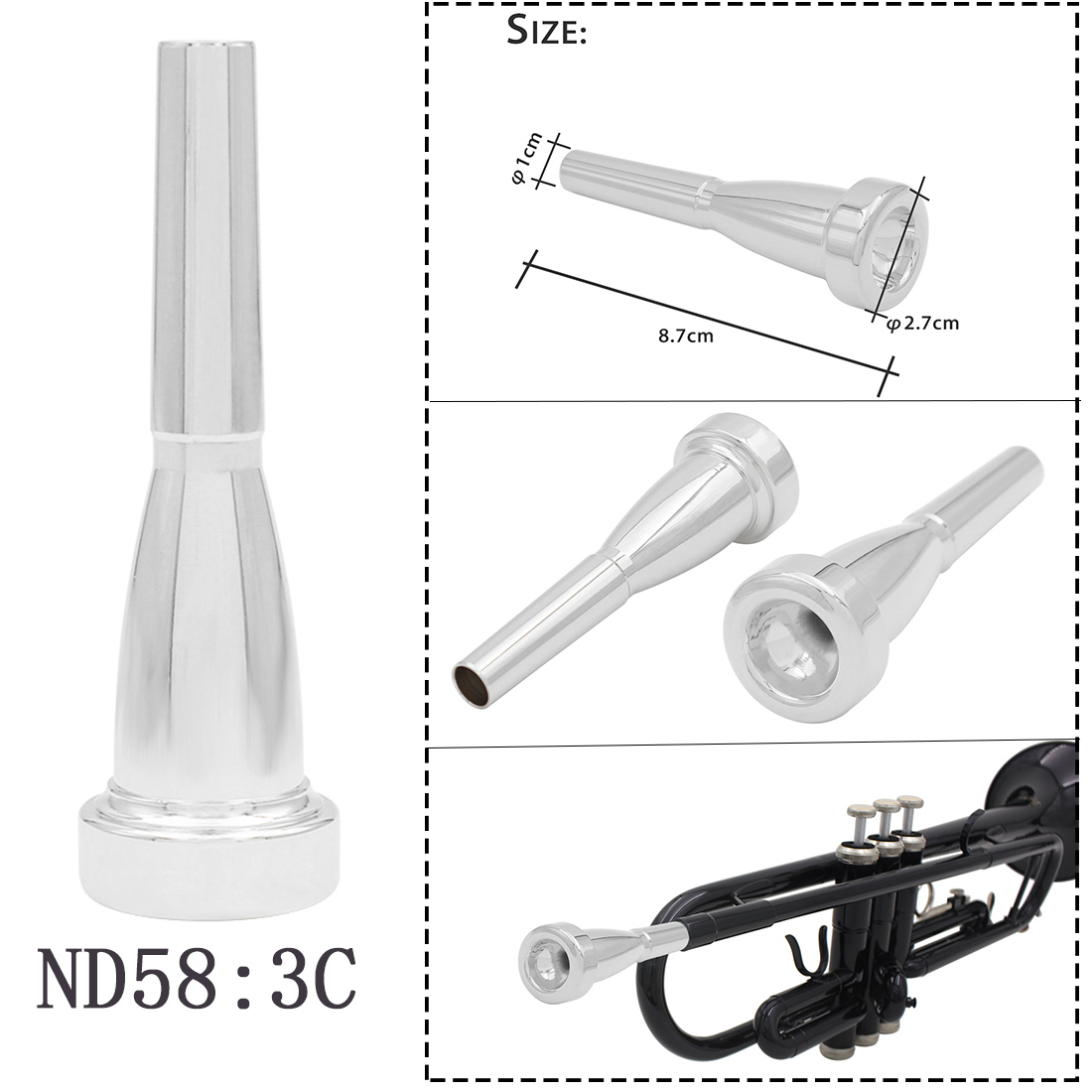 SLADE Brass Instrument Trumpet - Musical Instrument Cornet 评论和价格