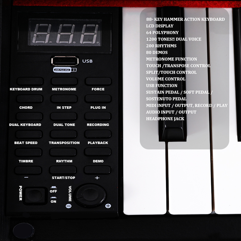 Price Keyboard Piano Wooden Mu - Musical Instrument Keyboard Price 评论和价格