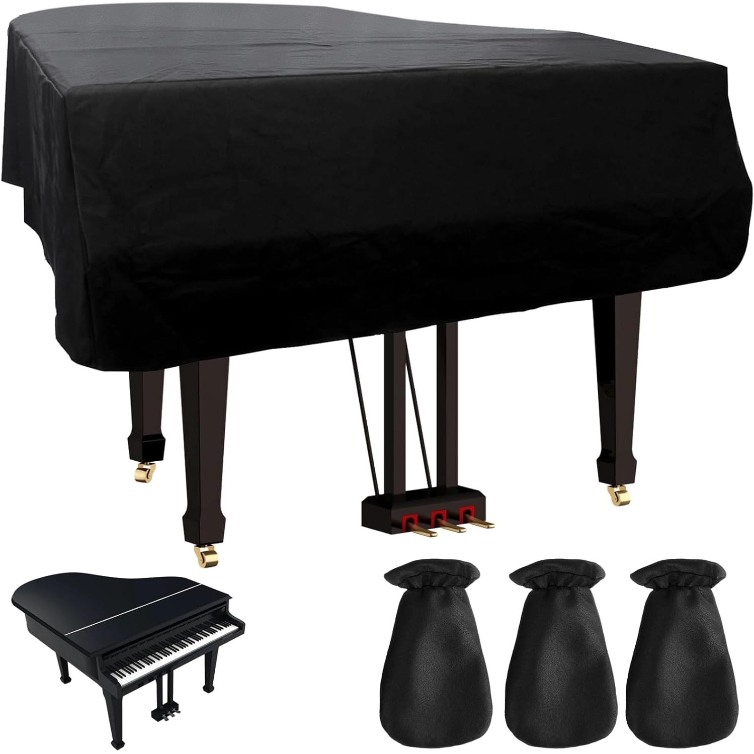 Piano Covers Pedal Sleeves, Pe - Musical Instrument Like Piano 评论和价格