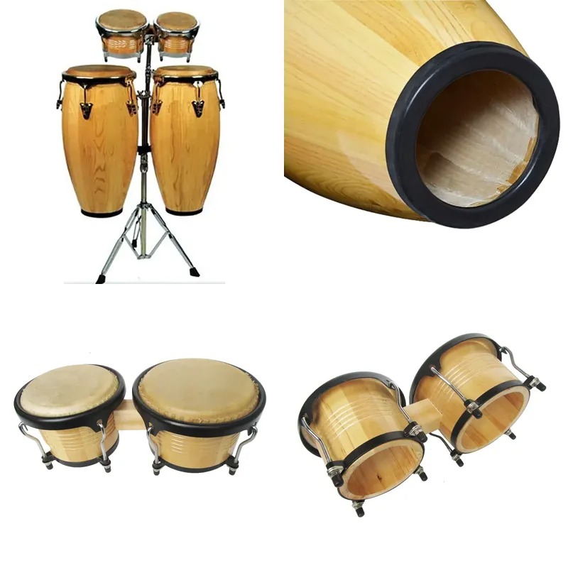 10 11 Inch Conga Drum Set with - Bongo Drum Set 评论和价格
