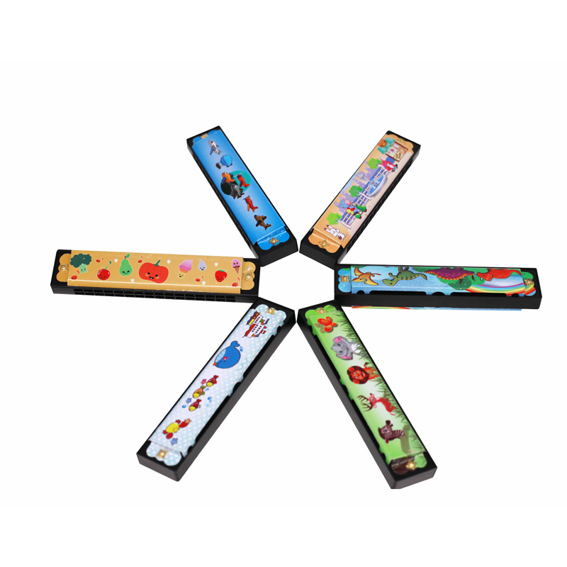 Children's Harmonica, Wooden M - Musical Instrument Blow 评论和价格