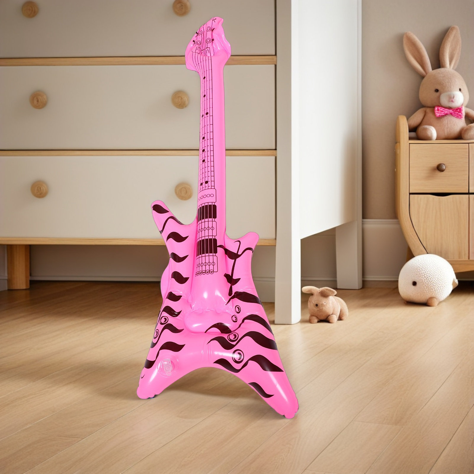 Inflatable Guitar Rock and Rol - Musical Instrument Blow 评论和价格