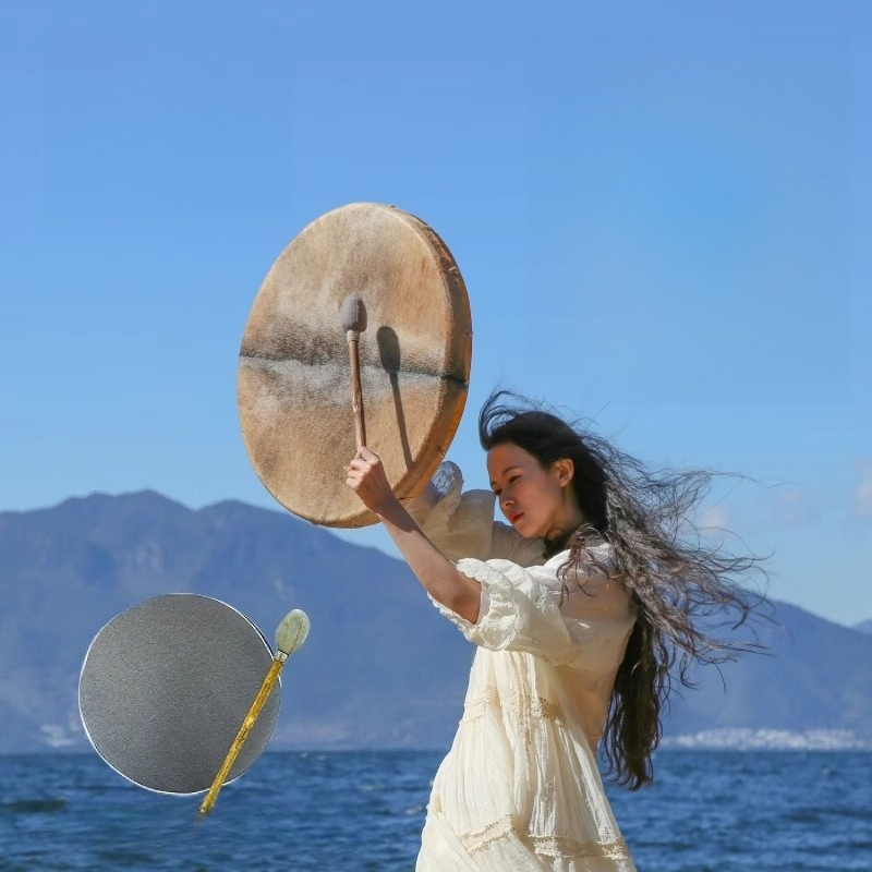 Shamanic Drum Circle Sheepskin - Musical Instrument Of India 评论和价格