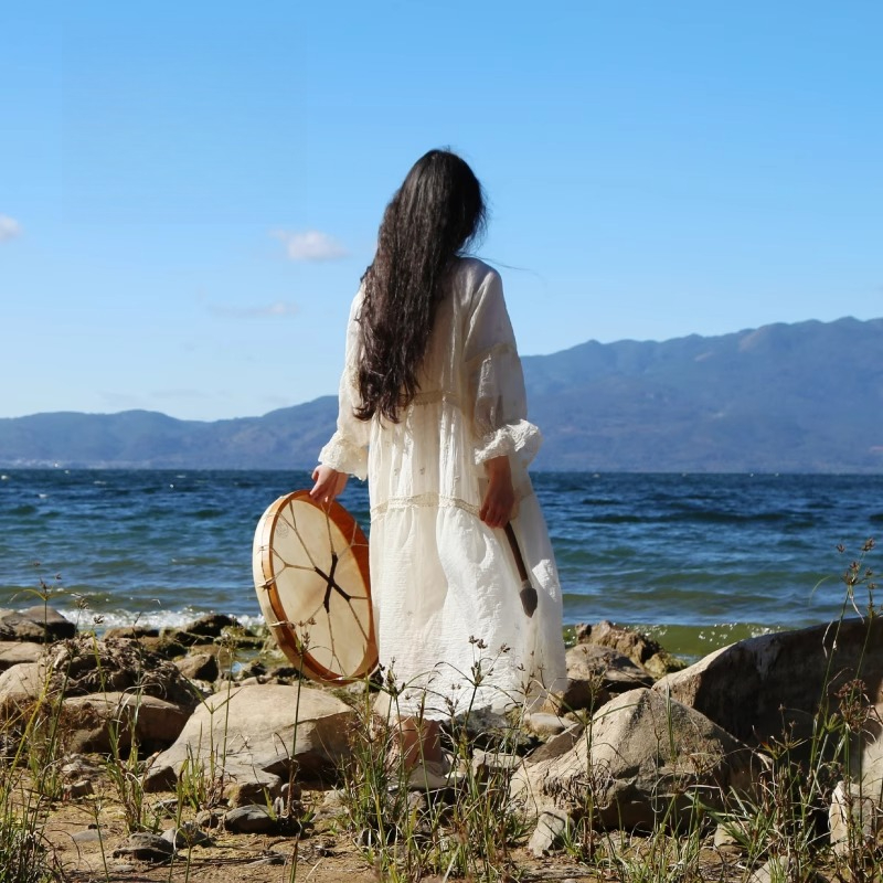 Shamanic Drum Circle Sheepskin - Musical Instrument Of India 评论和价格