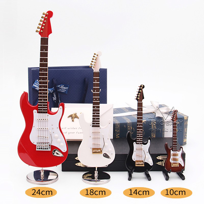 Mini Electric Guitar Wooden Mi - Musical Instrument Old 评论和价格